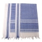 Preview: Halstuch Kopftuch  Tuch Shemagh blau / weiss