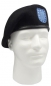 Preview: US Army Black Beret with Blue Flash