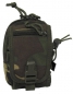 Preview: Mehrzwecktasche MOLLE System klein woodland camouflage
