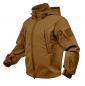 Preview: SPECIAL OPS TACTICAL SOFT SHELL FLEECE JACKE COYOTE BROWN