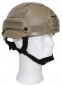 Preview: MICH 2002 Helm mit NVG-Mount und Siderails coyote tan