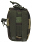 Preview: Mehrzwecktasche MOLLE System klein woodland camouflage