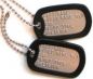 Preview: US AIRFORCE Military DOG TAGS Set Erkennungsmarke mit deinen Daten