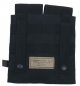 Preview: Doppel Magazintasche MOLLE Modular System schwarz