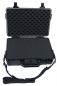 Preview: Transport Box Kunststoff wasserdicht 39x29x12 cm schwarz mit Trageriemen
