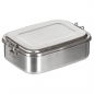 Preview: Edelstahl Lunchbox ca. 18 x 14 x 6,5 cm