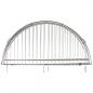 Preview: Grillrost Rund mit Kette und klappbar ca. 46,8 cm