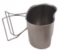 Preview: US Army Edelstahl Trinkbecher zur Feldflasche gebr.