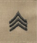 Preview: US Army Desert Tan GORETEX JACKE Slip On RANK