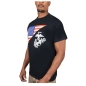 Preview: US Flag / USMC Eagle, Globe, & Anchor T Shirt Black