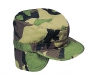 Preview: US BDU GI Camouflage Woodland Army Cap with flaps