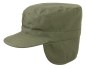 Preview: US BDU GI Army Vintage OD Green Cap with flaps