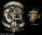 Preview: BLACK INK - USMC BULLDOG T-SHIRT BLACK