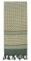 Preview: Shemagh Tuch mit Fransen foliage-sand115x110cm