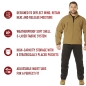 Preview: SPECIAL OPS TACTICAL SOFT SHELL FLEECE JACKE COYOTE BROWN