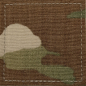 Preview: US Army OCP Rank Blank w Velcro 5x5 cm