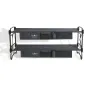 Preview: Disc-O-Bed L Etagenbett mit Seitentaschen Anthrazit