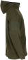 Preview: Hoodie Fleece Jacke Oliv