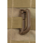 Preview: D-Ring MOLLE Karabiner coyote 2er Pack