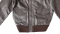Preview: US A2 ARMY LEDERJACKE BRAUN