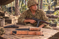 Preview: US M3 Kampfmesser mit Ledergriff & M6 Lederscheide – Repro