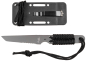 Preview: FOX Outdoor Messer Action I schwarz mit umwickeltem Griff und Scheide