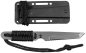 Preview: FOX Outdoor Messer Action I schwarz mit umwickeltem Griff und Scheide