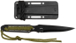 Preview: FOX Outdoor Messer Action II schwarz mit umwickeltem Griff und Scheide