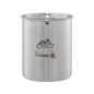 Preview: PATHFINDER Stainless Steel Water Bottle 1.1 Ltr with Nesting Cup Set