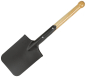 Preview: Feldspaten Typ WH WWII mit Holzstiel