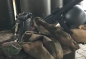 Preview: Deutsche Wehrmacht WH WK2 Schlupfhemd Sumpftarn Original Gewebe