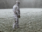 Preview: Snow Camo ECWCS Cold Weather Regenjacke mit Kapuze