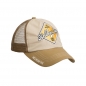 Preview: Helikon-Tex Trucker Logo Cap - Cotton Ripstop - Khaki / Brown B