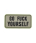 Preview: GO FUCK YOURSELF PVC Velcro patch