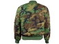 Preview: US AirForce USAF MA-1 Pilotenjacke Woodland Camouflage