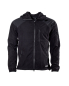 Preview: A. Blöchl Fleece Hoodie Jacke Delta Schwarz