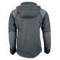 Preview: A. Blöchl Fleece Hoodie Jacke Delta Grey