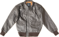 Preview: US A2 ARMY LEDERJACKE BRAUN