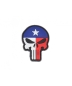 Preview: Texas Skull Flag PVC Velcro patch