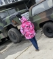 Preview: ECWCS Cold Weather Regenjacke mit Kapuze Pink Camouflage