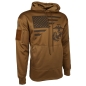 Preview: US Flag / USMC Eagle, Globe, & Anchor Concealed Carry Hoodie Coyote