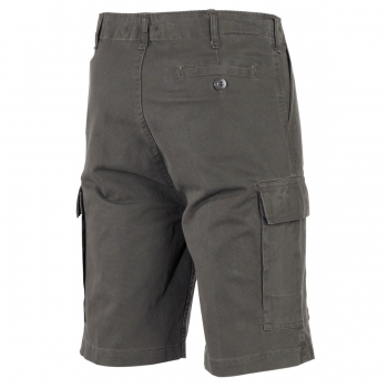 BW Moleskin Bermuda oliv- stonewashed mit Seitentaschen