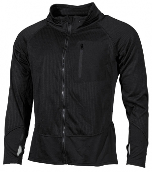 Preview: US Tactical Unterziehjacke schwarz