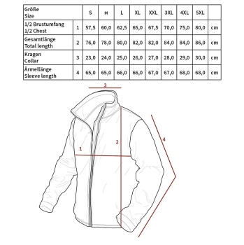 Preview: BW Unterziehjacke Kälteschutz oliv