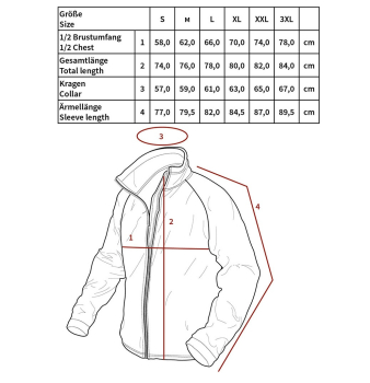 Preview: High Defence Tactical Softshelljacke 8.000 mm – wasserdicht, winddicht & atmungsaktiv oliv