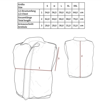 Multifunktionelle Outdoor Weste schwere Ausführung khaki tan