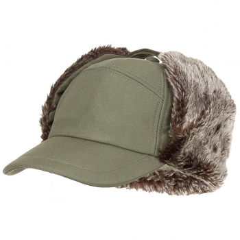 Winter Cap "Trapper" oliv