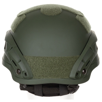 MICH 2002 Helm mit NVG-Mount und Siderails oliv