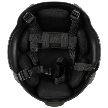 MICH 2002 Helm mit NVG-Mount und Siderails oliv