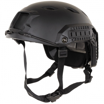 US Helm FAST Fallschirmjäger w Rails BLACK